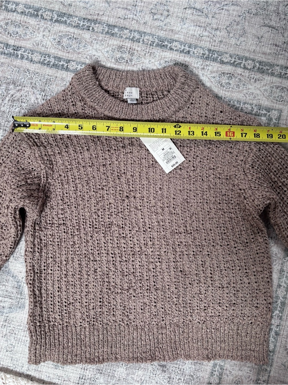 a new day Taupe & White Light Knit Crewneck Sweaters (2-Pack) - Picture 5 of 10